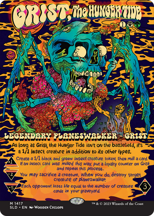 Grist, the Hunger Tide (SLD-1417) - mythic: (Full Art) (Borderless)