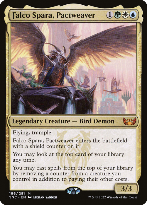 Falco Spara, Pactweaver (PPSNC-186P) - mythic