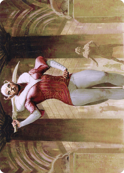 Mage's Attendant // Mage's Attendant (ASNC-005) - common (Borderless) - Foil