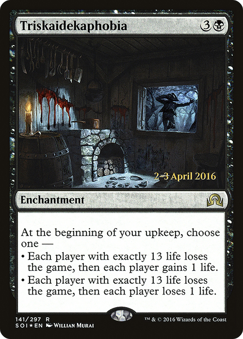 Triskaidekaphobia (PRE-141S) - rare - Foil