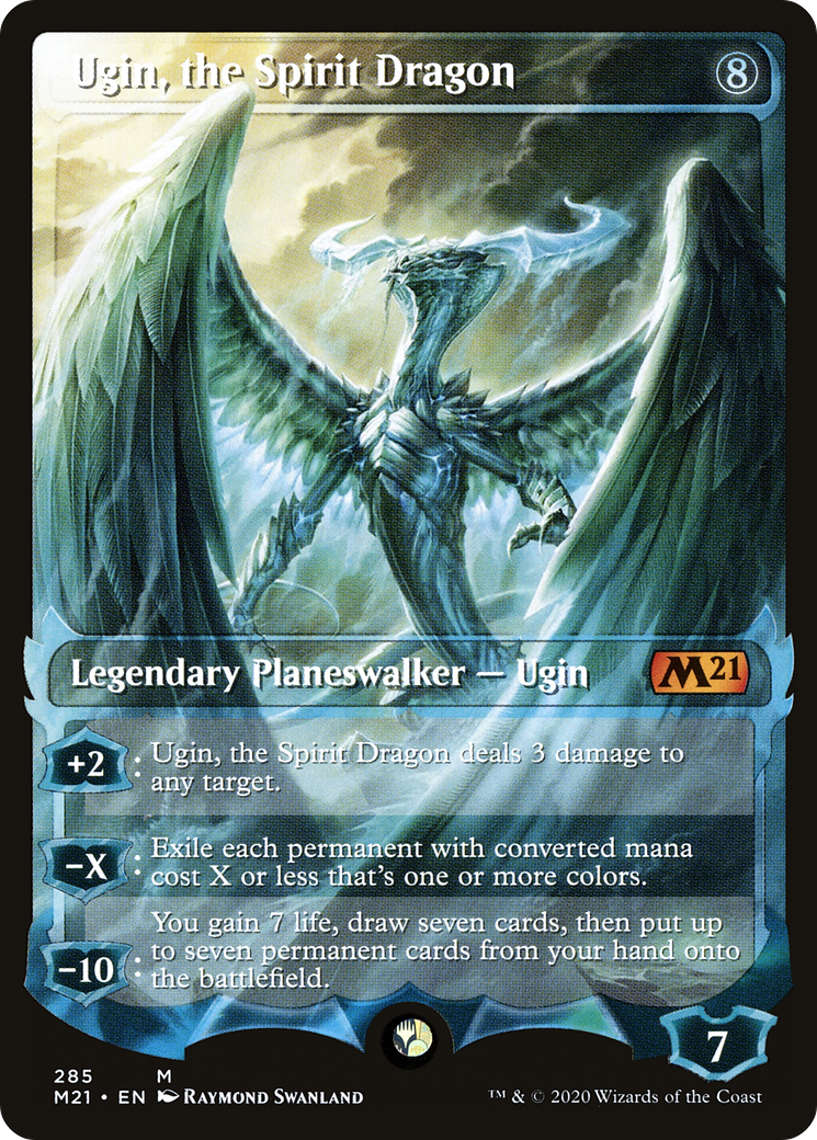 Ugin, the Spirit Dragon (M21-285) - mythic: (Showcase) - Foil