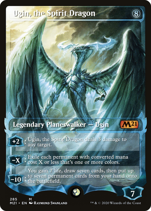 Ugin, the Spirit Dragon (M21-285) - mythic: (Showcase)