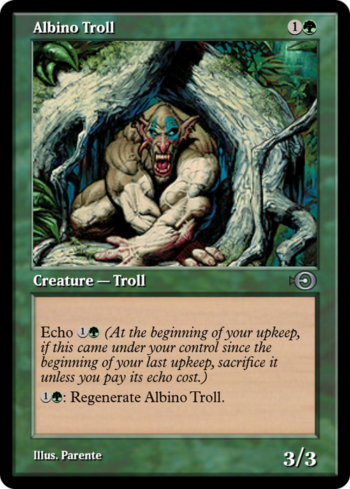 Albino Troll (PRM-36122) - uncommon - Foil