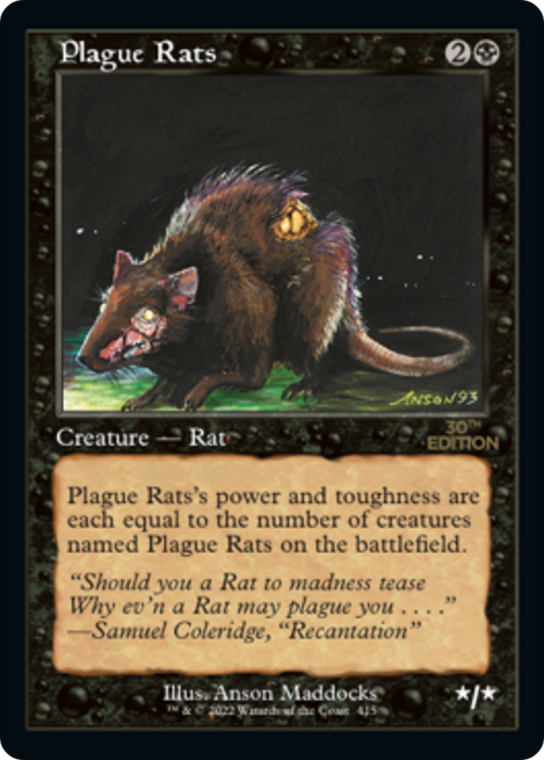 Plague Rats (30A-415) - common