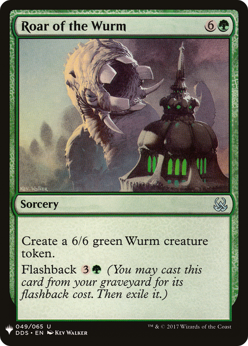 Roar of the Wurm (LIST-DDS-49) - uncommon