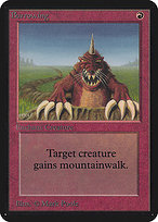 Burrowing (LEA-138) - uncommon