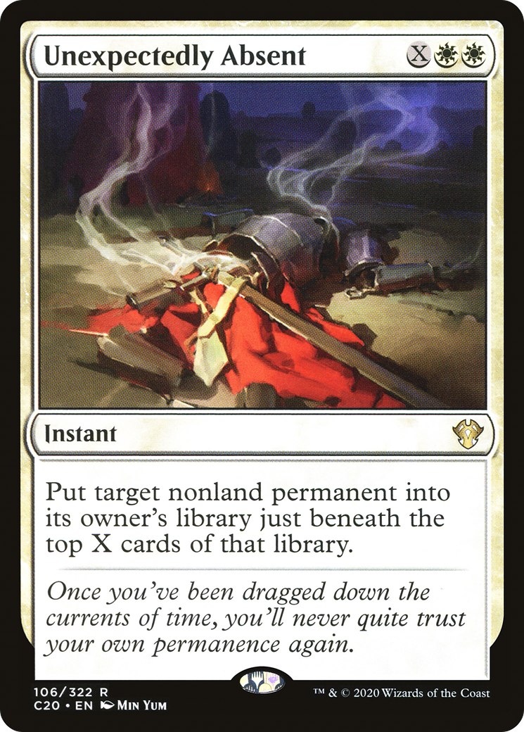 Unexpectedly Absent (C20-106) - rare