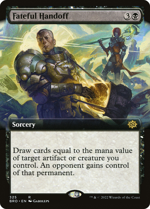 Fateful Handoff (BRO-325) - rare: (Extended Art)