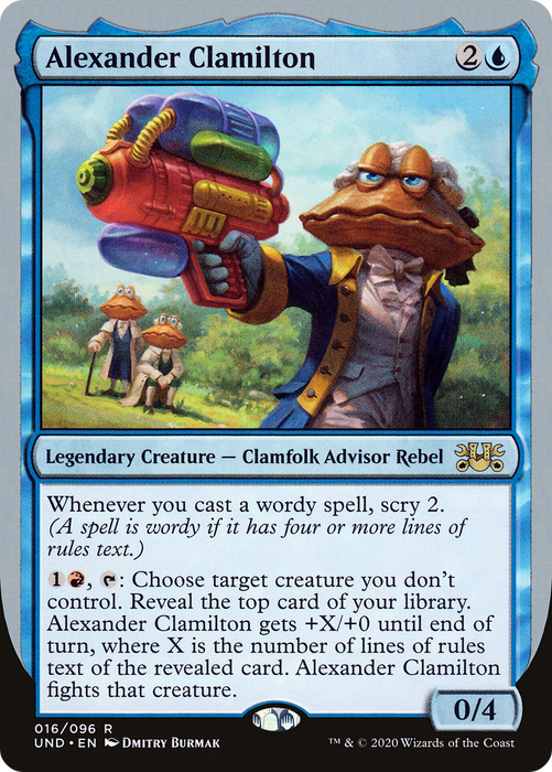 Alexander Clamilton (UND-016) - rare