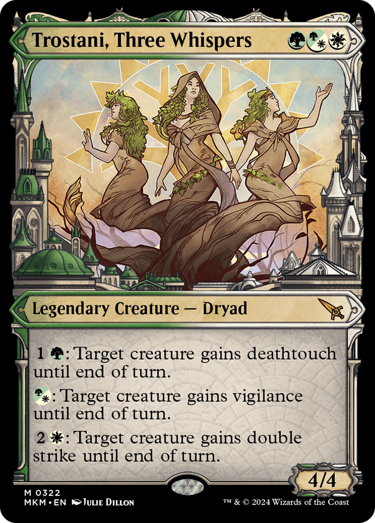 Trostani, Three Whispers (MKM-322) - mythic: (Showcase) - Foil