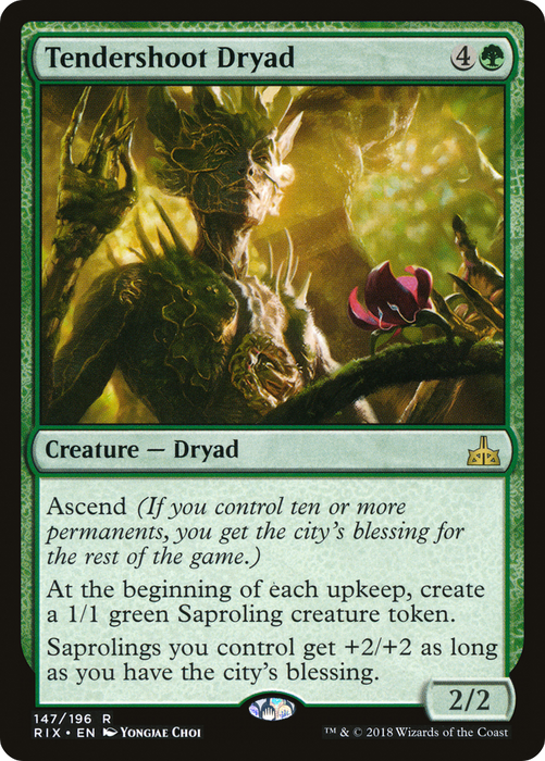 Tendershoot Dryad (RIX-147) - rare - Foil