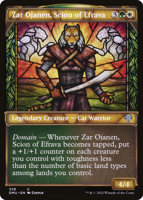 Zar Ojanen, Scion of Efrava (DMU-326) - uncommon: (Showcase)