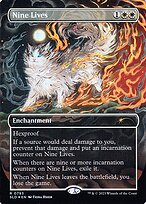 Nine Lives (SLD-793) - rare (Borderless) - Foil