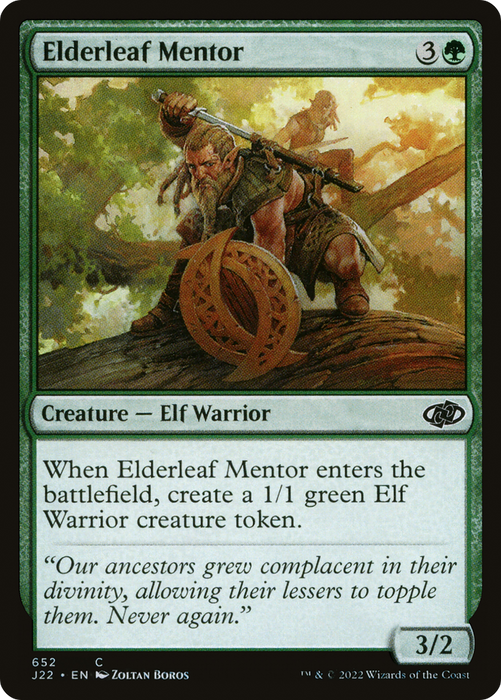 Elderleaf Mentor (J22-652) - common