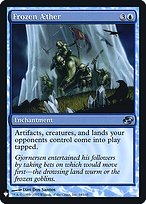 Frozen Aether (LIST-PLC-54) - uncommon: (colorshifted) - Foil