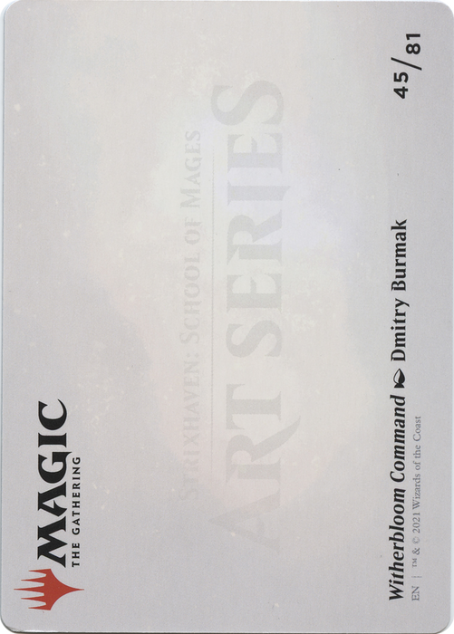 Witherbloom Command // Witherbloom Command (ASTX-045) - common (Borderless)