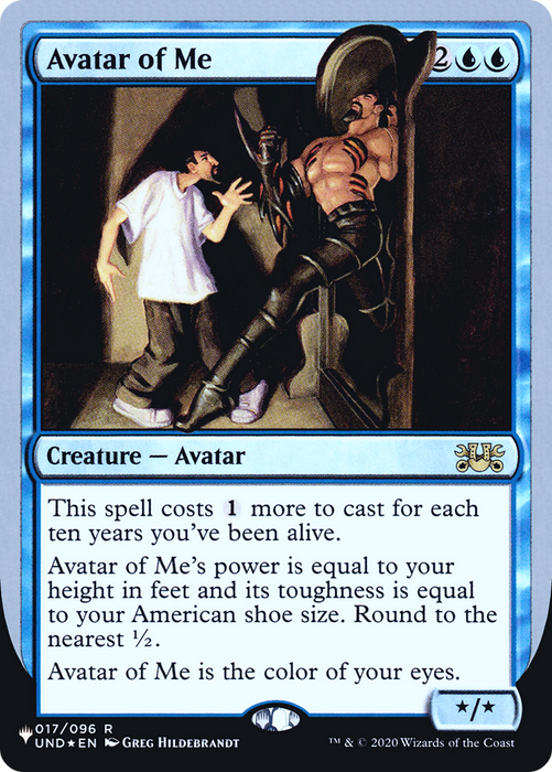 Avatar of Me (LIST-012) - rare - Foil