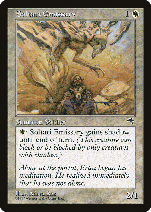 Soltari Emissary (TMP-042) - rare