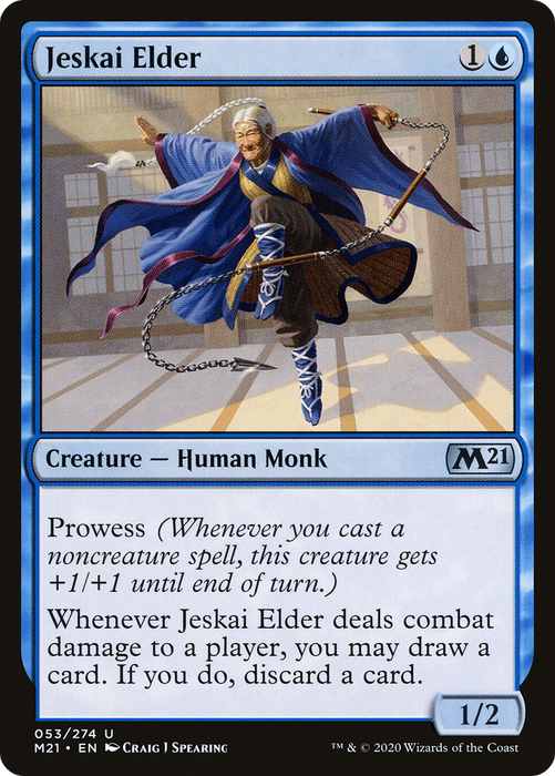 Jeskai Elder (M21-053) - uncommon - Foil