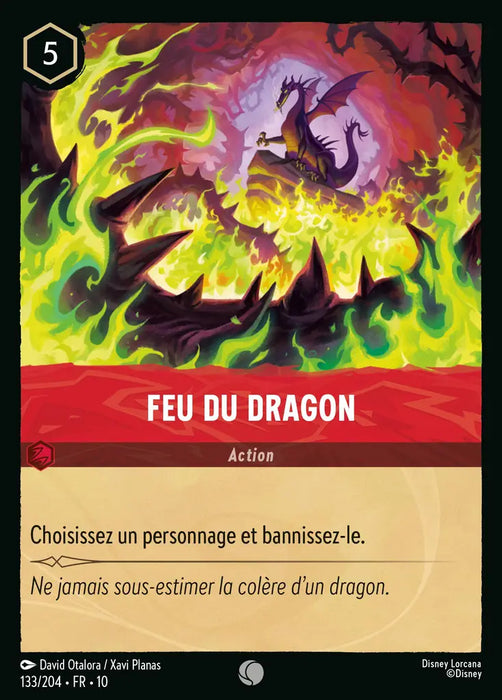 Feu du dragon (133/204) - LDLP - Commune - Cold Foil