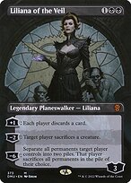 Liliana of the Veil (DMU-373) - mythic (Borderless) - Foil