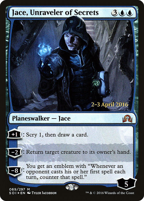 Jace, Unraveler of Secrets (PRE-69S) - mythic - Foil