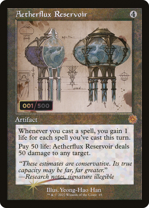 Aetherflux Reservoir (BRR-65Z) - mythic - Foil