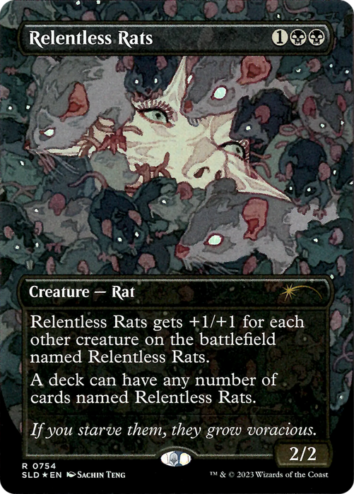 Relentless Rats (SLD-754) - rare (Borderless) - Foil