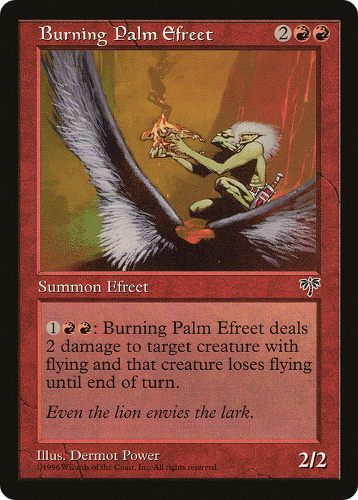 Burning Palm Efreet (MIR-161) - uncommon