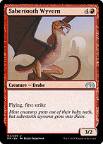Sabertooth Wyvern (TPR-153) - uncommon - Foil