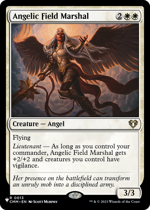 Angelic Field Marshal (LIST-CMM-13) - rare - Foil