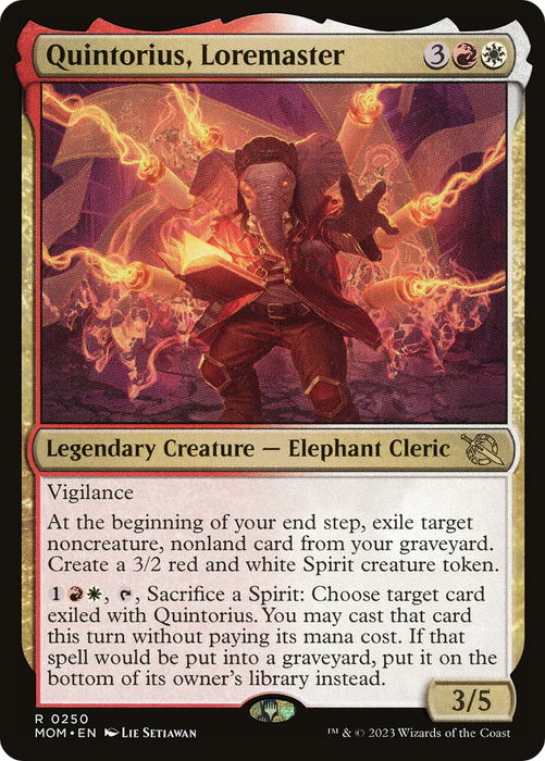 Quintorius, Loremaster (MOM-250) - rare
