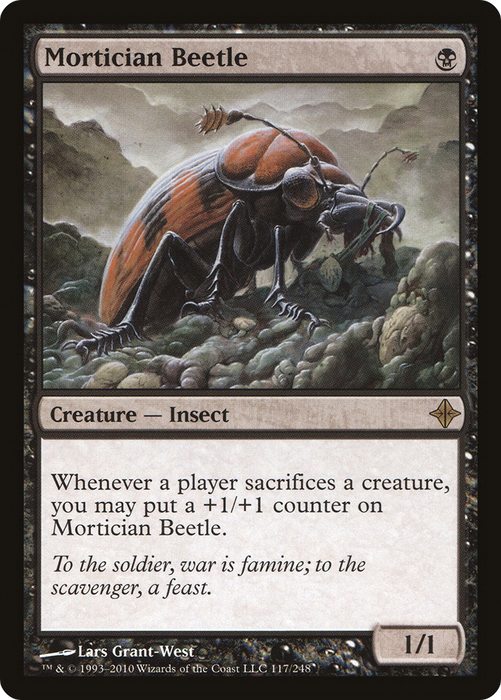 Mortician Beetle (ROE-117) - rare - Foil