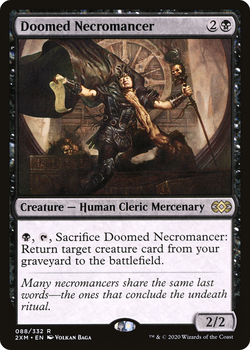 Doomed Necromancer (2XM-088) - rare - Foil