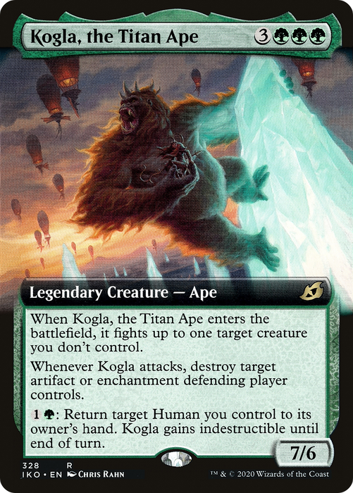 Kogla, the Titan Ape (IKO-328) - rare: (Extended Art)