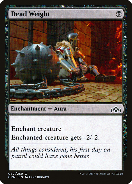 Dead Weight (GRN-067) - common - Foil