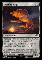 Snarling Warg (LTR-109) - common - Foil