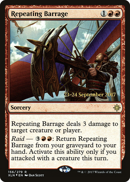 Repeating Barrage (PRE-156S) - rare - Foil