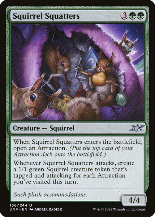Squirrel Squatters (UNF-156) - uncommon