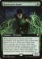 Rootweaver Druid (CMR-684) - rare: (Extended Art) - Foil