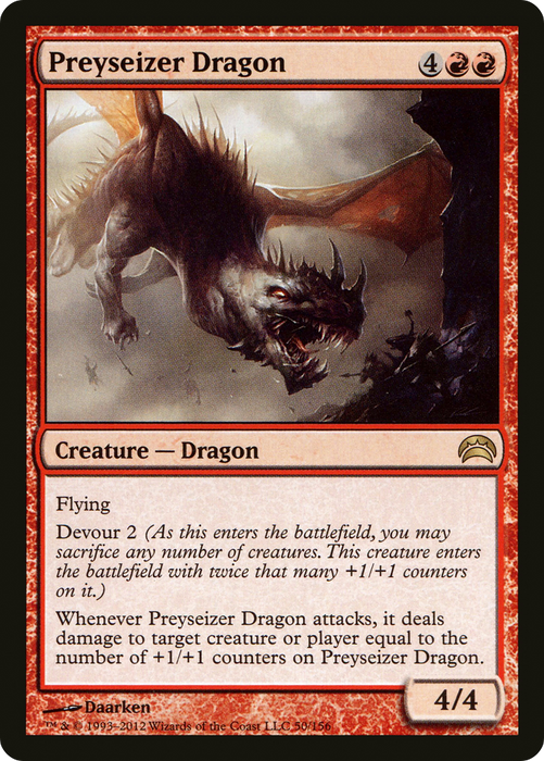 Preyseizer Dragon (PC2-050) - rare