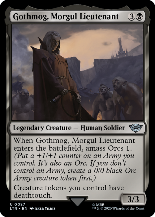 Gothmog, Morgul Lieutenant (LTR-087) - uncommon - Foil