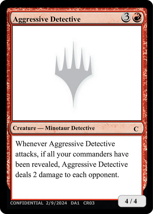 Aggressive Detective (UNK-CR03C) - common