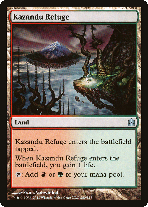 Kazandu Refuge (CMD-280) - uncommon