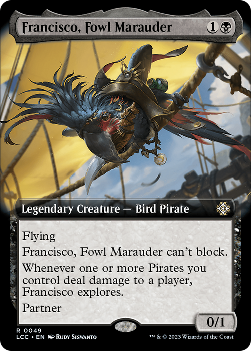 Francisco, Fowl Marauder (LCC-049) - rare: (Extended Art)