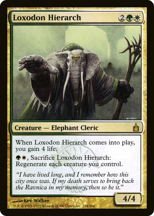Loxodon Hierarch (RAV-214) - rare - Foil
