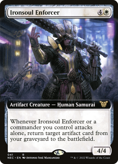 Ironsoul Enforcer (NEC-041) - rare: (Extended Art)