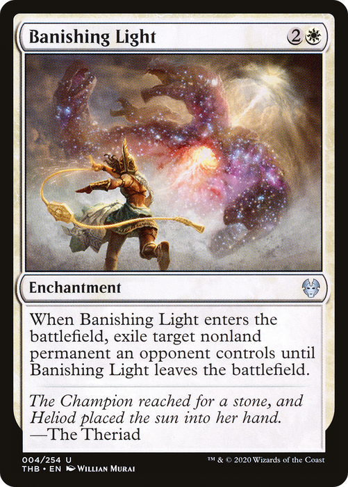Banishing Light (THB-004) - uncommon - Foil