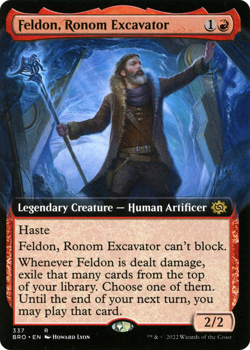 Feldon, Ronom Excavator (BRO-337) - rare: (Extended Art)