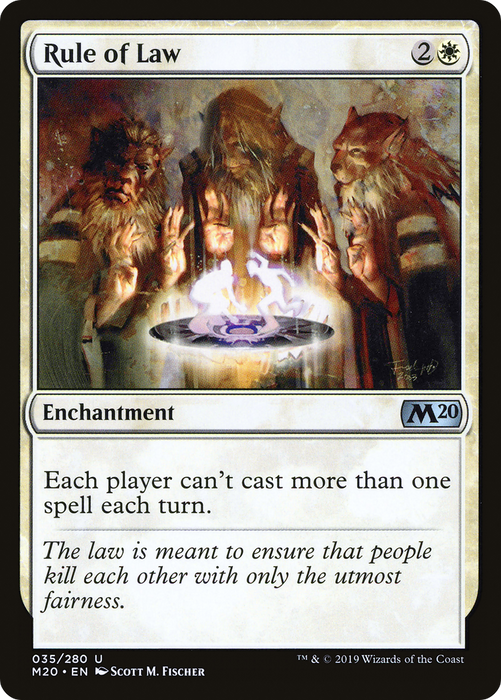 Rule of Law (M20-035) - uncommon - Foil